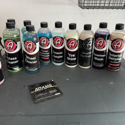 Adam’s Polishes Lot Shampoo Tire Cleaner Interior Foam Cannon