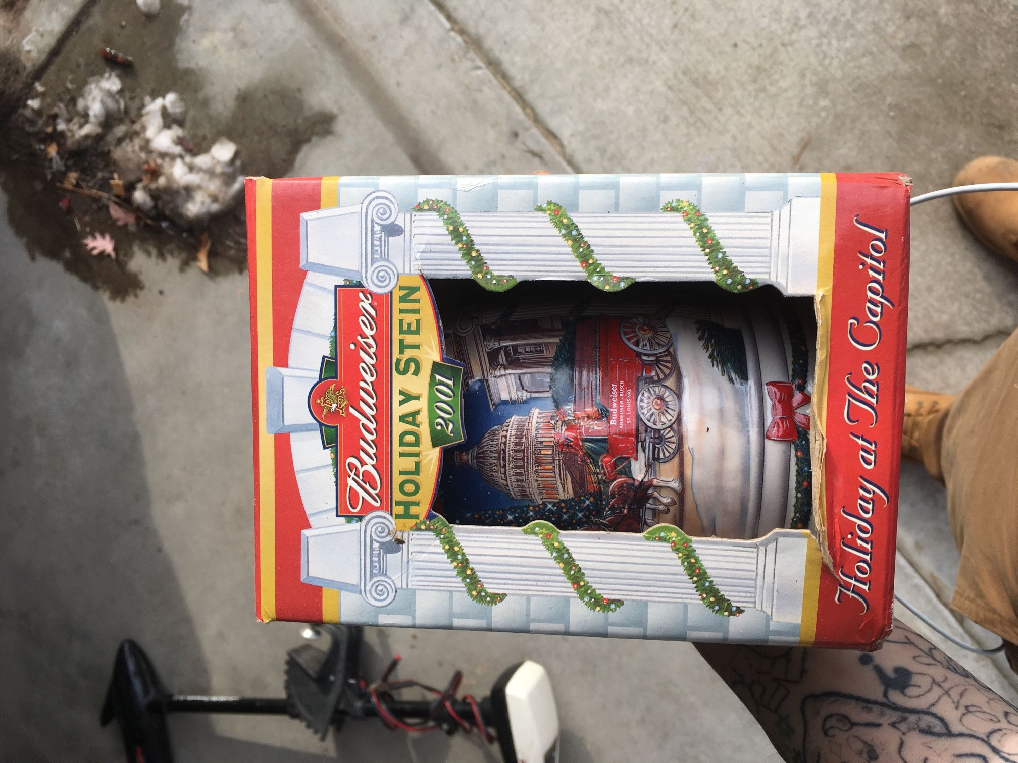 Budweiser Stein And Bucket