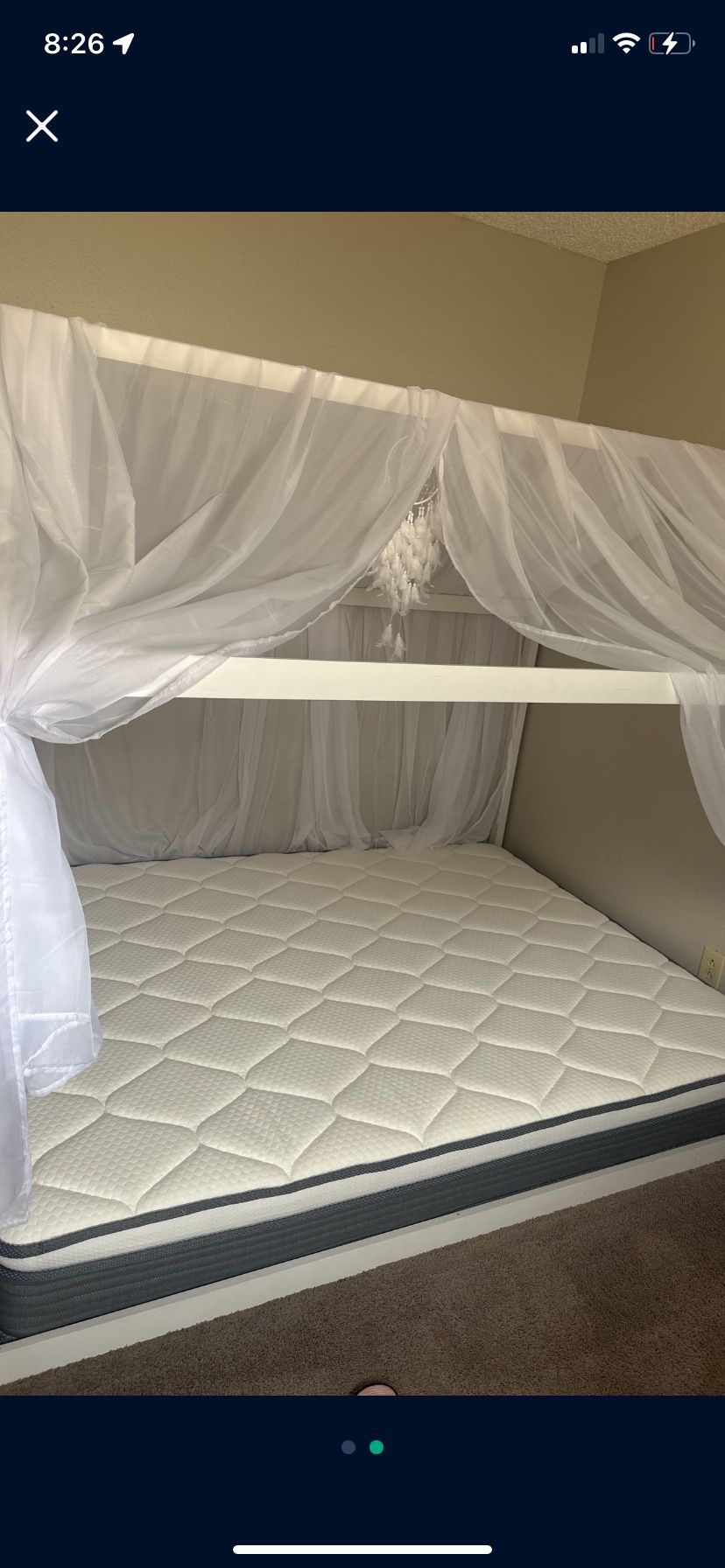 House Queen Bed & Frame