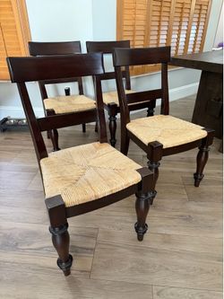 Pottery barn set of 4 dining chairs
