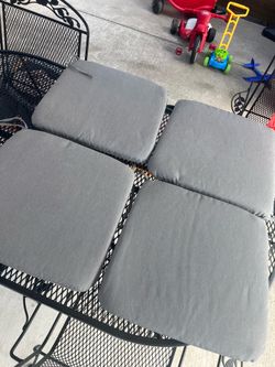Practically New! Grey Patio Cushions