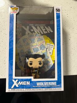 Wolverine w/ comic background