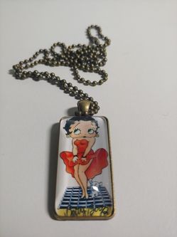 Pendant necklace betty boop