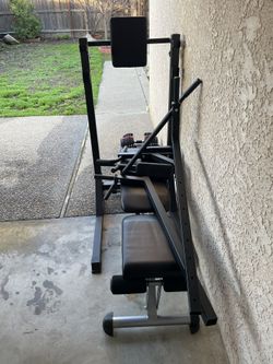 Workout Bench And Dip Station