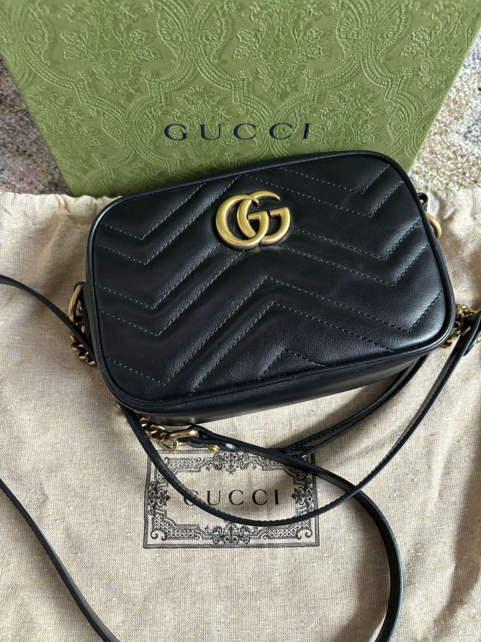 Gucci Mini Marmont Shoulder Bag
