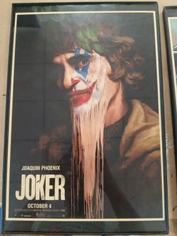 Joker 2019 Framed Movie Poster