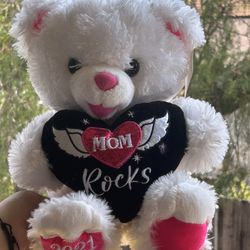 Mother's Day White Bear Plushie 