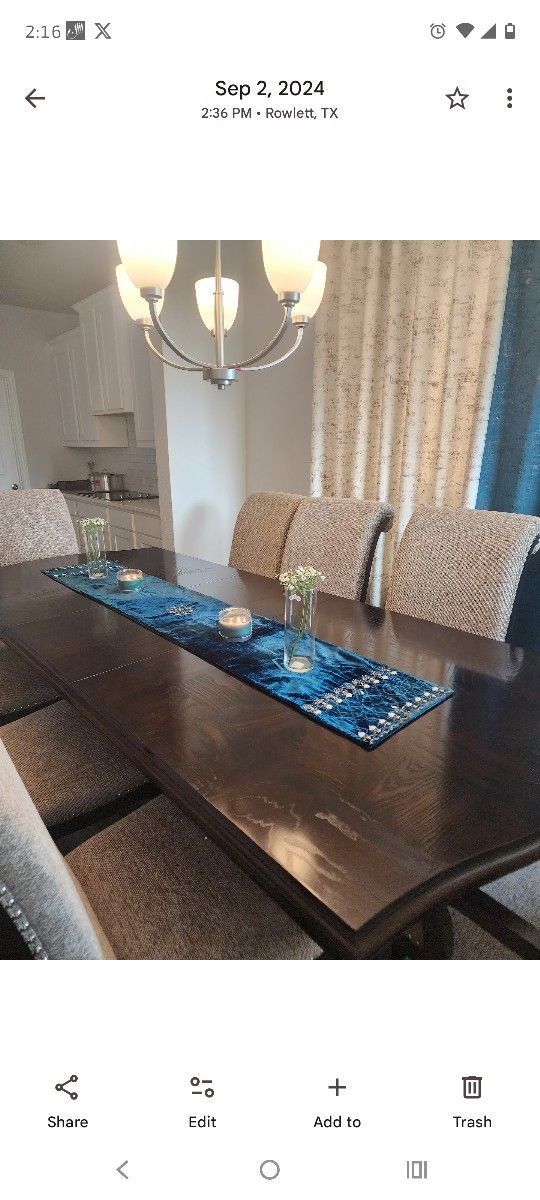 Dining Table With 8 Chairs