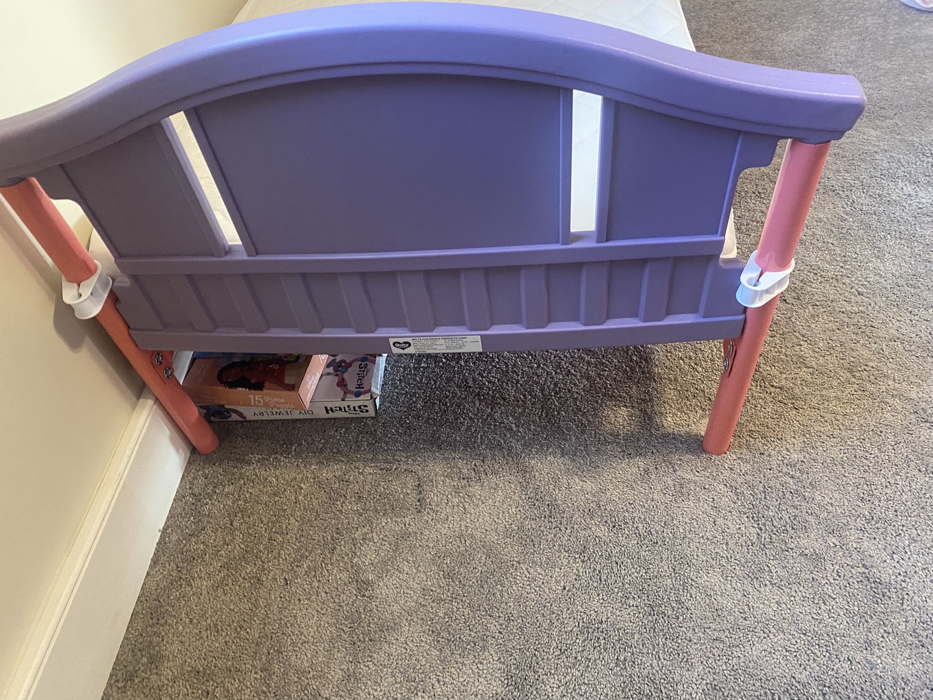 Princess Bed Toddler ( Crib Mattress Included)