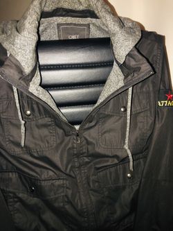 Obey jacket with hoodie size small
