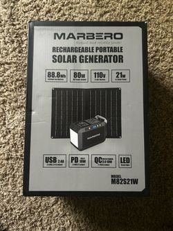 BRAND NEW Rechargeable Portable Solar Generator (Negotiable)
