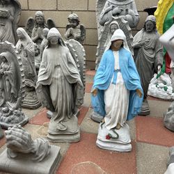 New Virgin Mary made out of cement