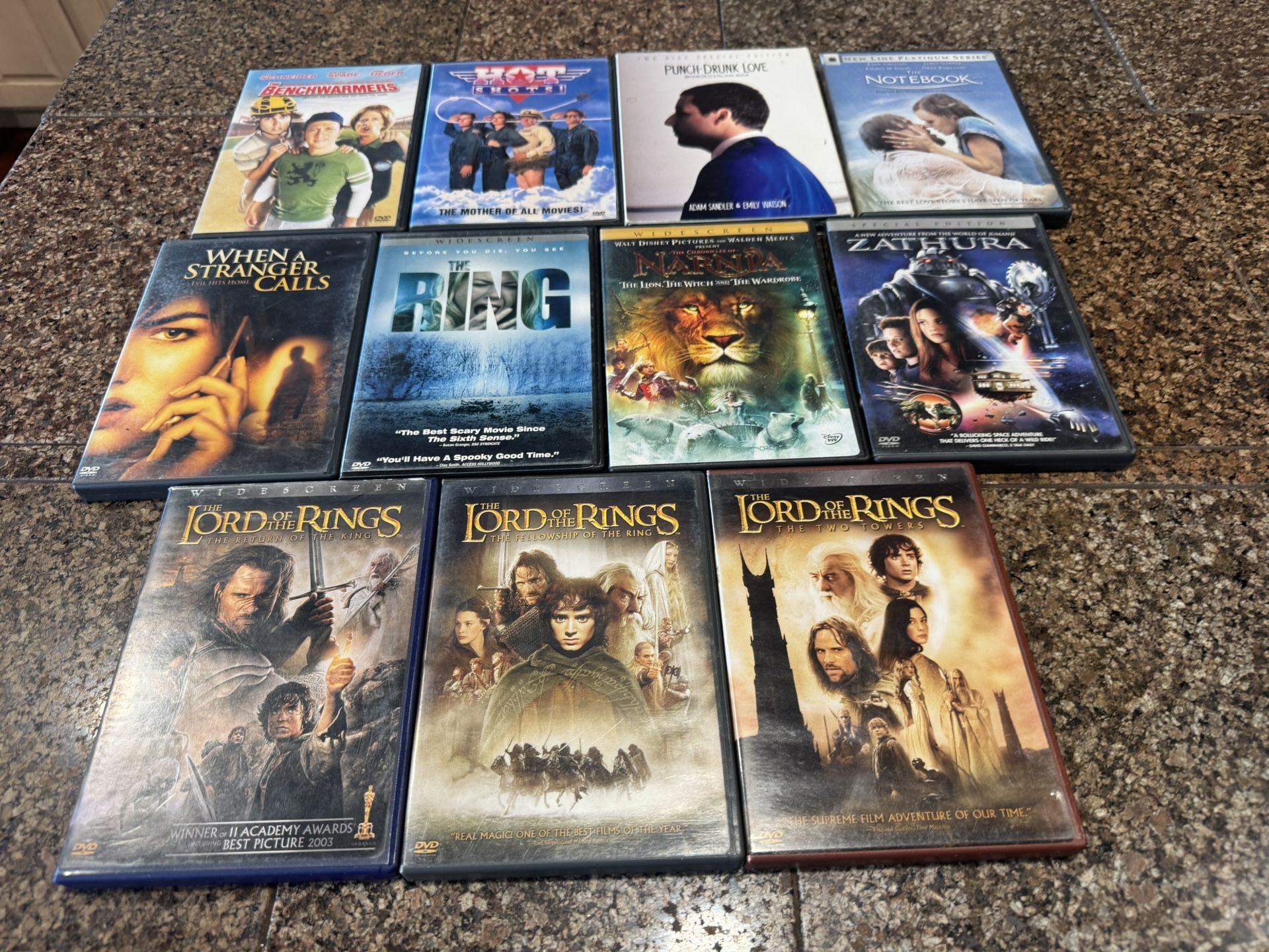 11 DVDs