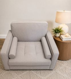 Brand new light grey Corduroy Couch Upholstered Square Arm Sofa