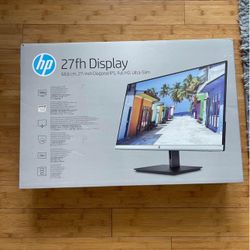 HP 27” Ultra-Slim Monitor (27fh) – Full HD IPS Display – Excellent Condition