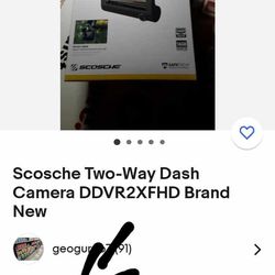 SCOSCHE Two-Way Dash Camera 