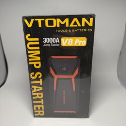 VTOMAN V8 Pro Jump Starter 3000A Peak for Car Battery Charger Battery Boost 12V