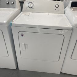 Amana White 6.5 Cu. Ft. Gas Dryer With Wrinkle Prevent Option