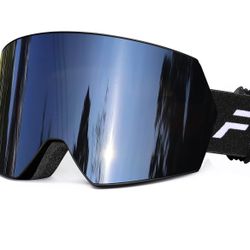 FMY Ski Goggles for Men Women & Youth - Anti Fog UV400 Protection Snowboard Snow Skiing Goggles for Adult