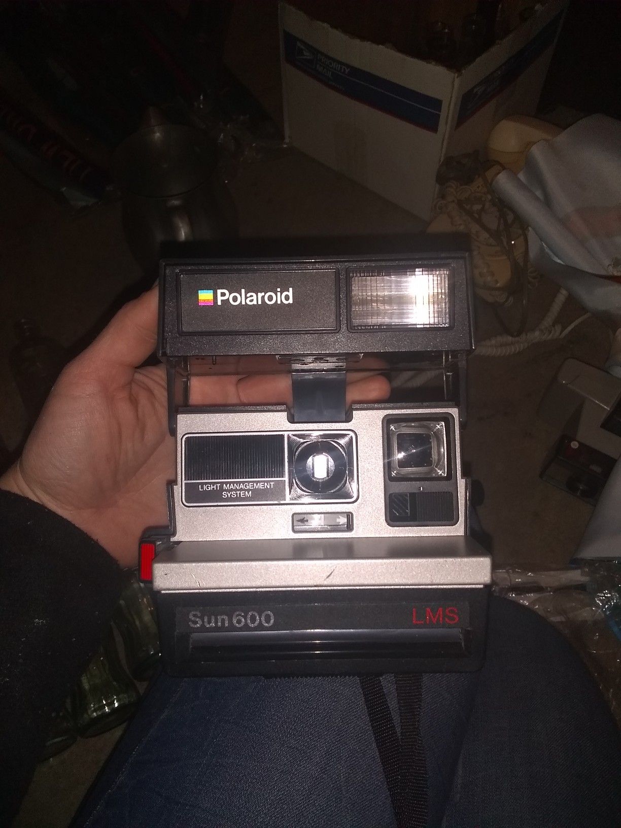 Pick up today!$30 obo vintage Polaroid sun 600 camera