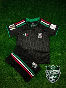 Mexico Soccer Jersey Kids Set Futbol World Cup Third Kit New With Tags