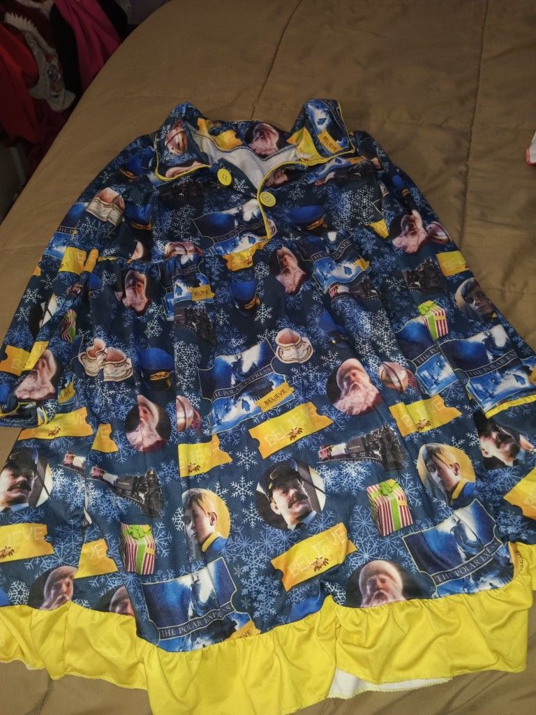 8/9 Polar Express Christmas Dress Boutique Clothes