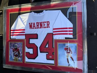 Fred Warner signed jersey
