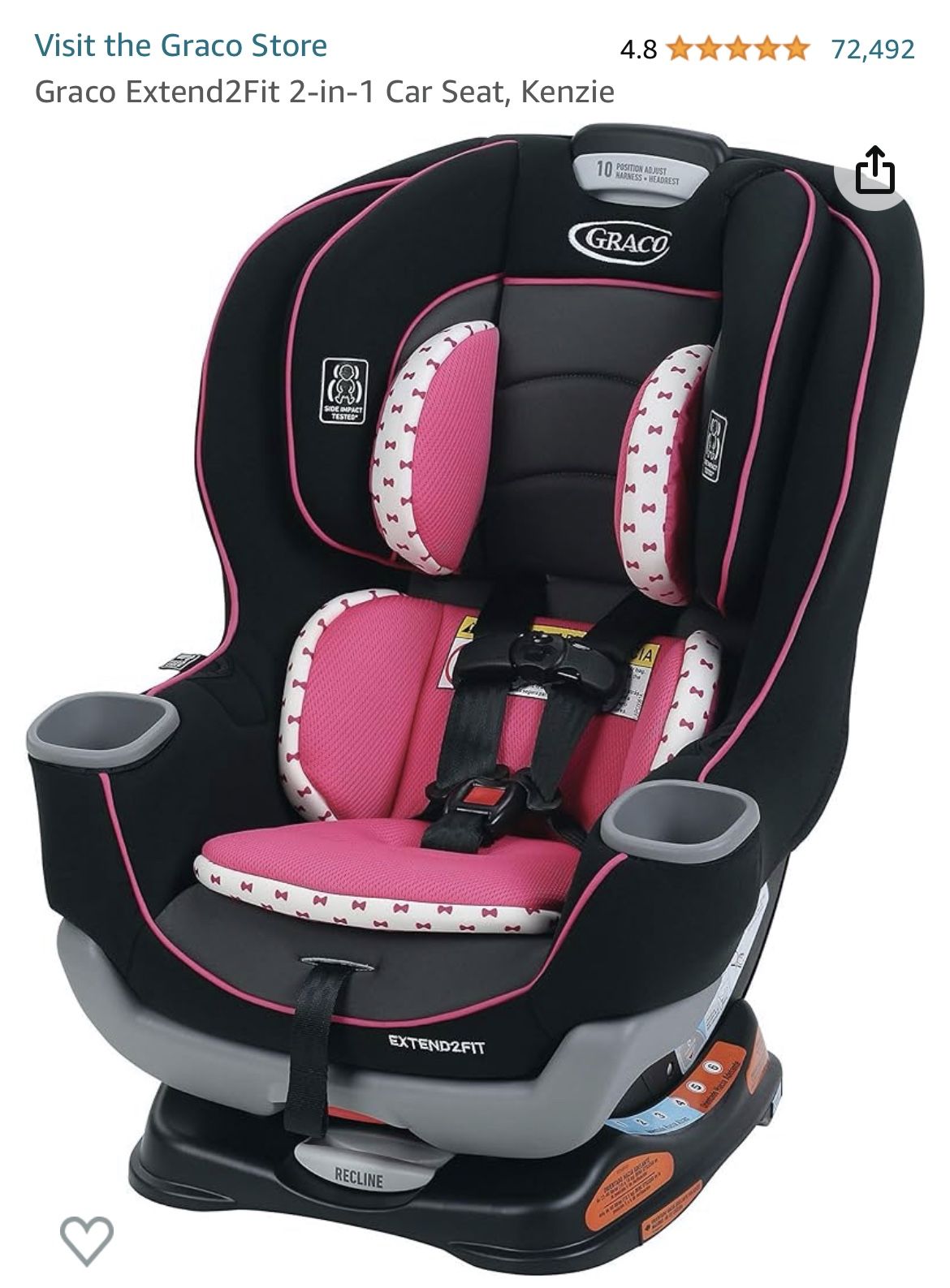 Graco 2 In 1 Car seat 