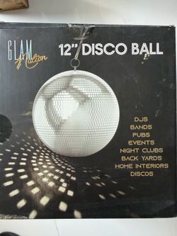 12 inch large disco ball new