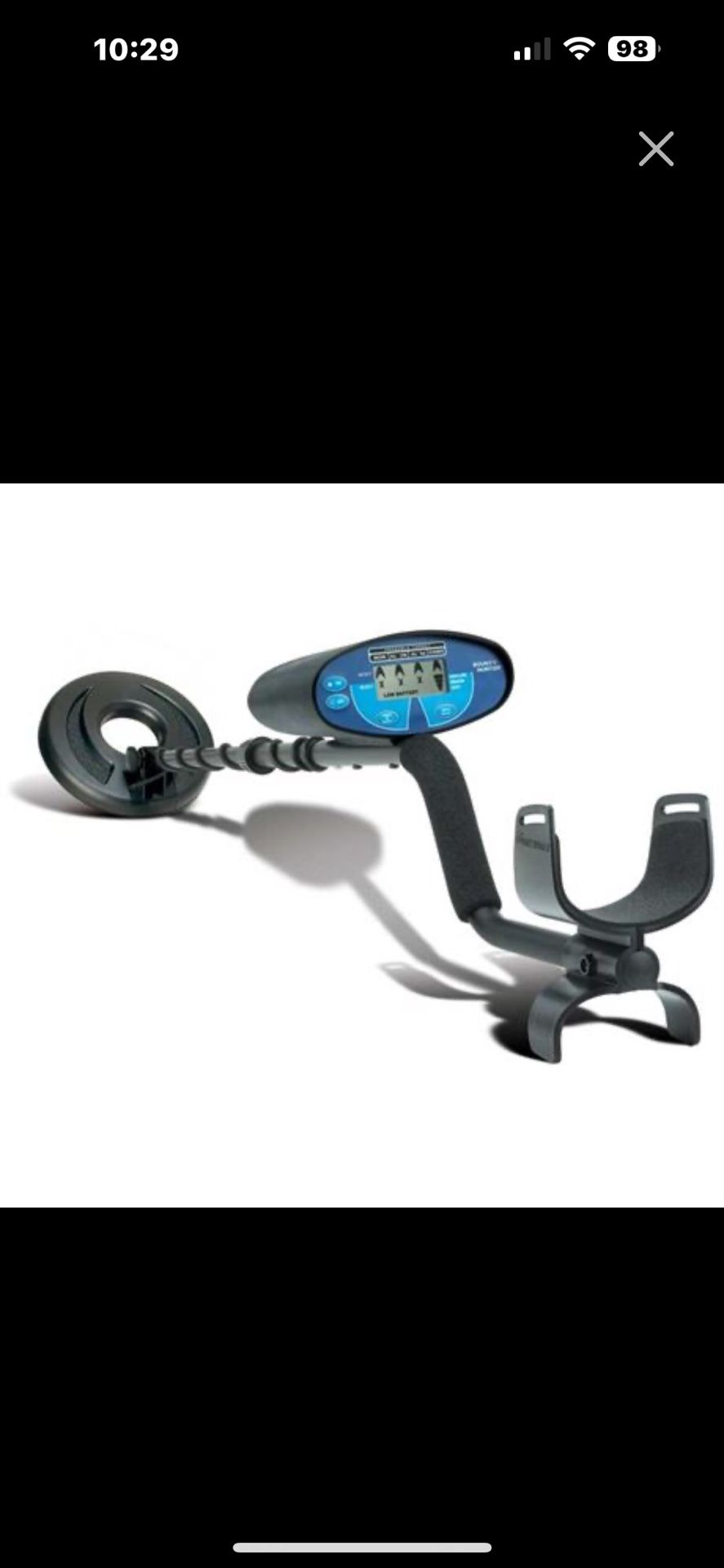 Bounty Hunter Pioneer EX Metal Detector - Digital (Black)