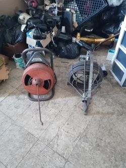 Plumbing snakes. Not working im selling as is