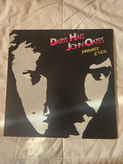 Hall & Oates -- Private Eyes Vintage Vinyl w/ Promo Insert