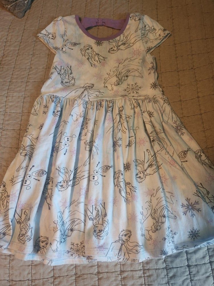 Girls frozen Elsa dress size 7