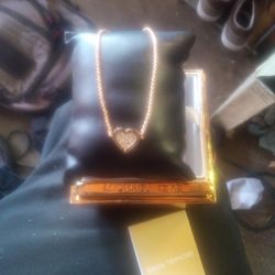 Micheal Kors Diamond Heart Bracelet