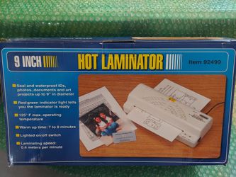 Reduced - NEW 9" Inch Hot Laminator