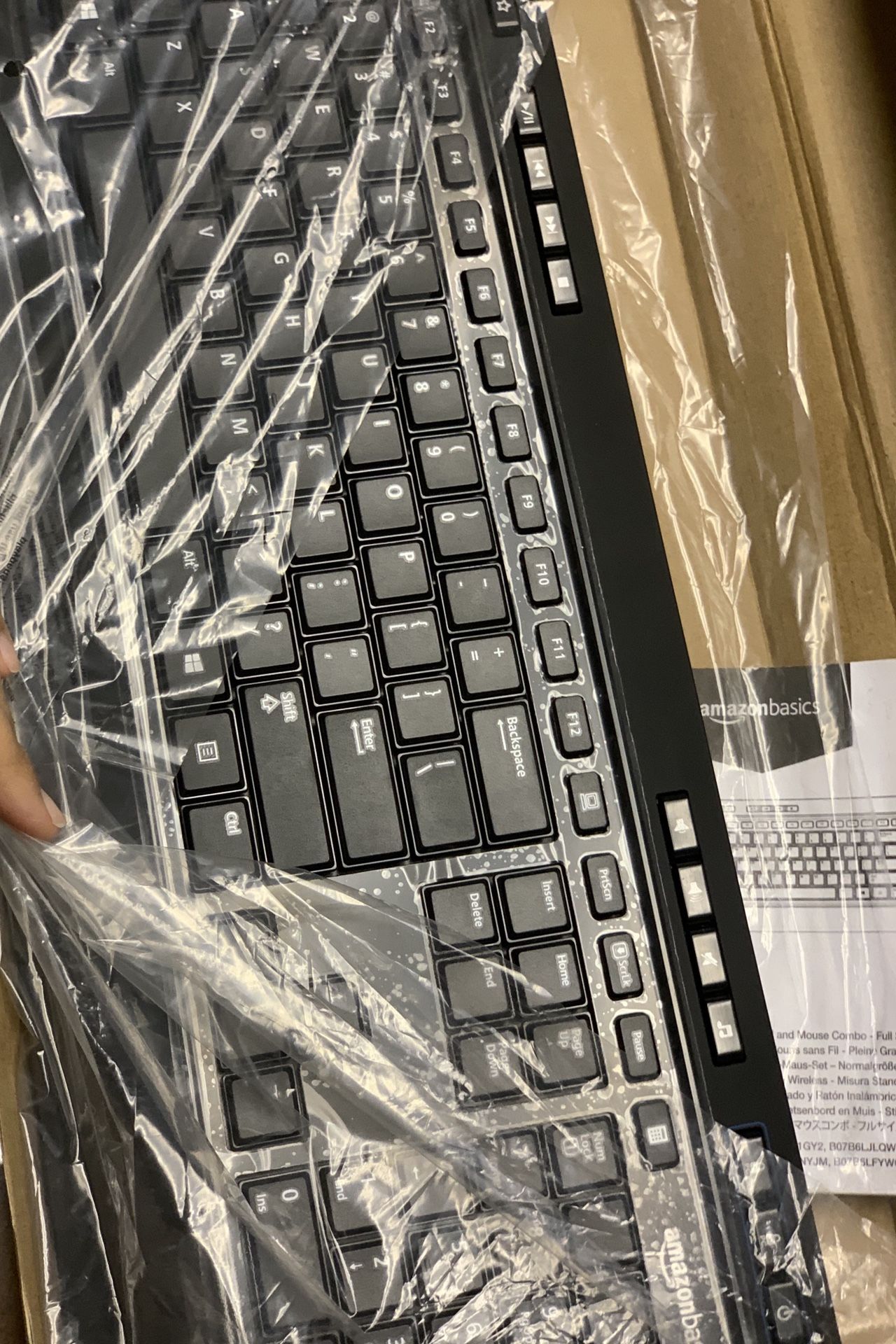 Wireless keyboard and mouse