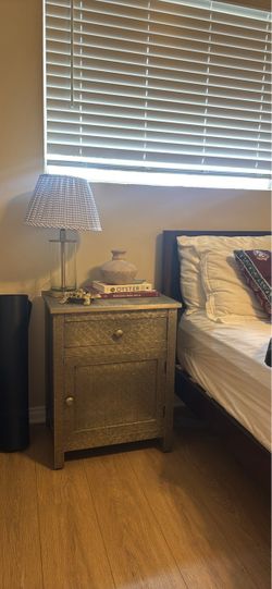 World market kiran embossed night stand