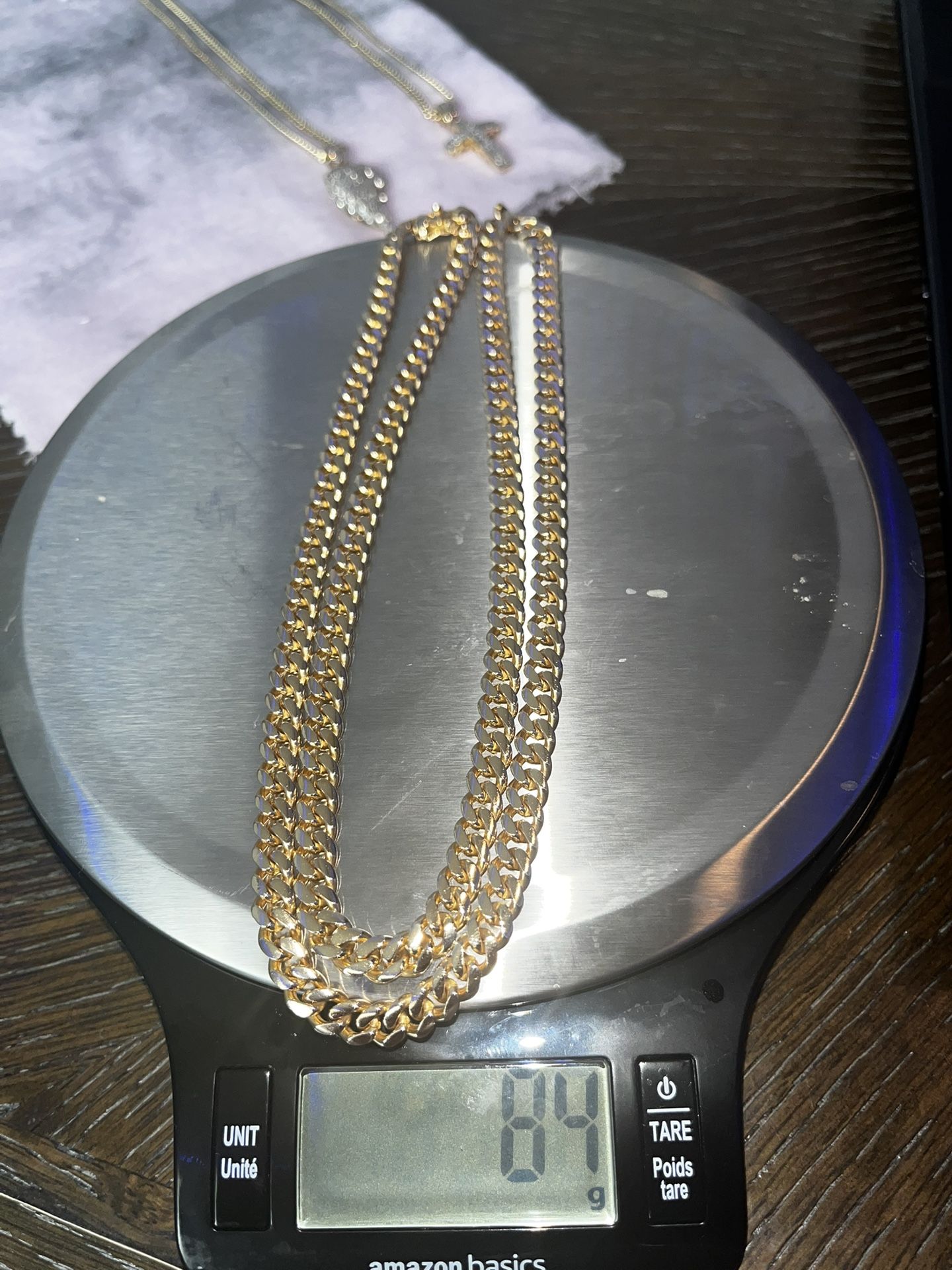 14K Gold Cuban 28inches 84grams