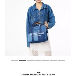 Marc Jacobs Medium Denim Tote Nah