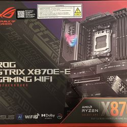 ASUS ROG STRIX X870E-E GAMING WIFI AMD AM5 X870 ATX motherboard