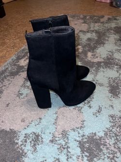 H&M blocked Heel ankle booties