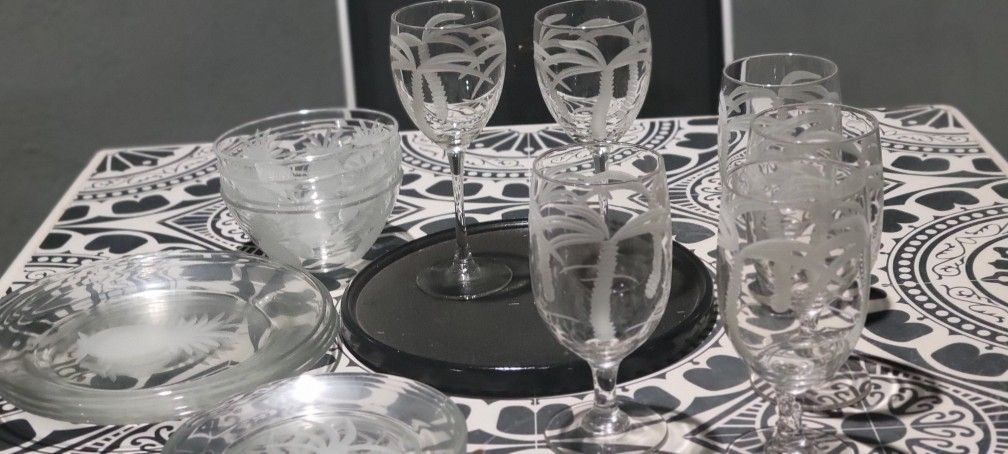 Dish set from france