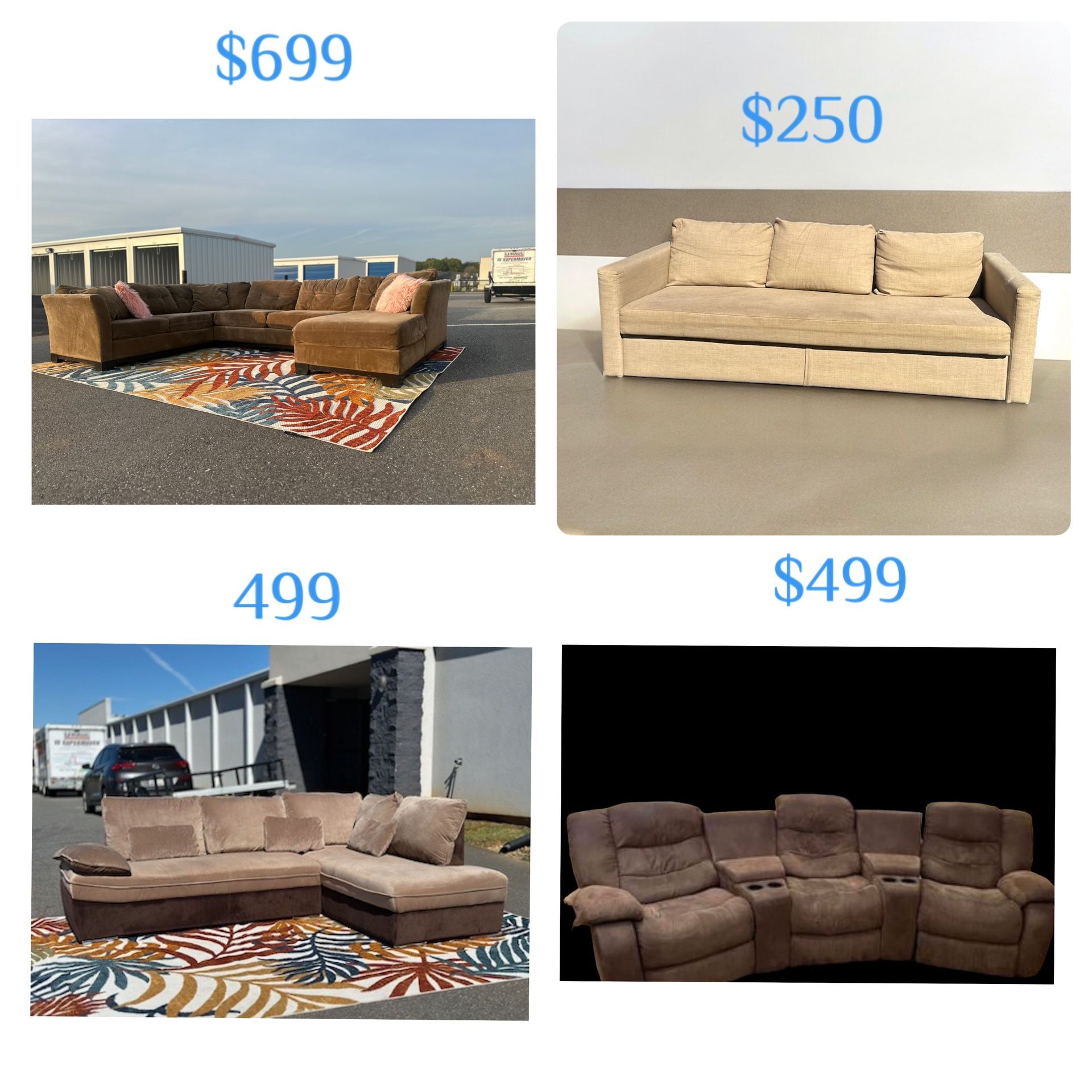 Free Delivery 🚚✅ Sectionals, Sofas, Couches 