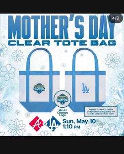 Dodgers Mother’s day Tote