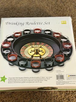 Casino-Style Drinking Roulette party game set