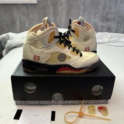 air jordan 5 off white