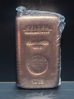 10 oz Geiger Copper Bar