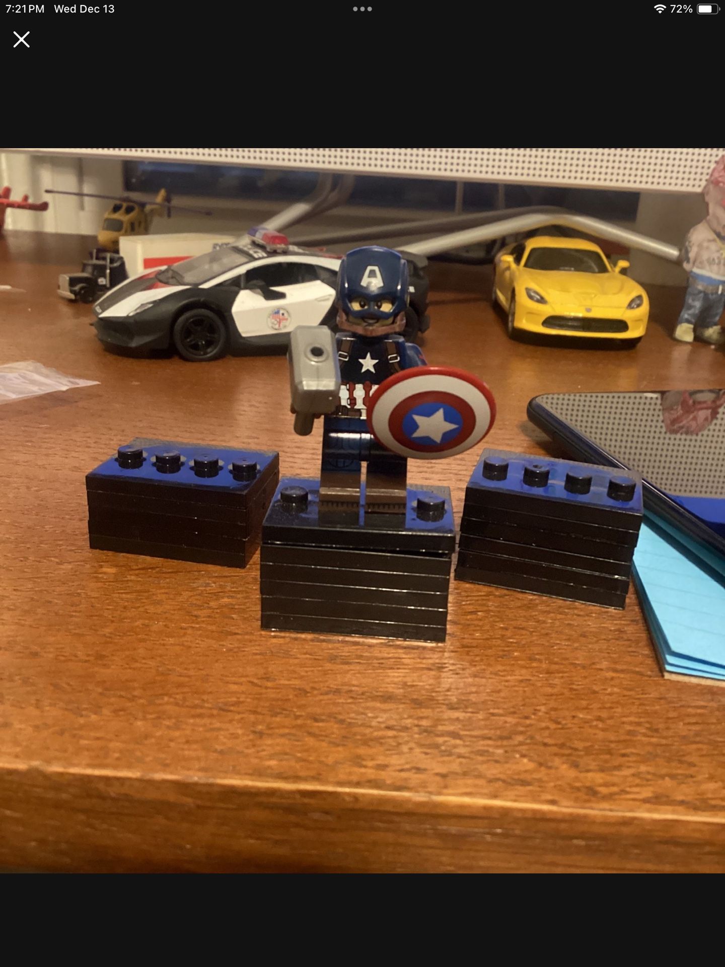 Lego Compatible Captain America With Thor’s Hammer
