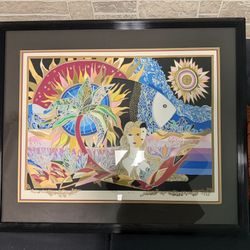 Signed Limited Edition Mixed Media Artwork - "Creations" by Hasson (Framed)