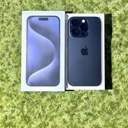 iPhone 15 Pro | 128GB | Blue Titanium | Factory Unlocked